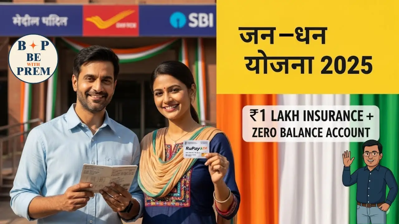 Pradhan Mantri Jan Dhan Yojana 2025 Explained – Zero Balance Account with Free Insurance